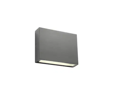 Svietidlá Redo 90376 - LED Vonkajšie nástenné svietidlo KAMAL LED/4,4W/230V 3000K IP54 šedá 90376