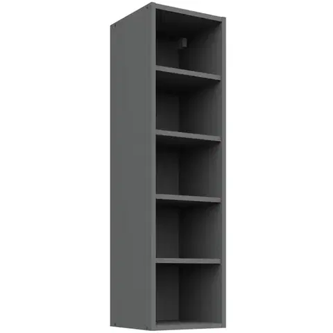 Kuchynské skrinky visiace Kuchynská skrinka 30g-108 Otw Antracit