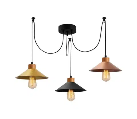 Svietidlá  Luster na lanku MANAVGAT 3xE27/40W/230V pavúk 525NOR1258