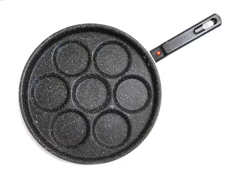 Panvice, lievanečníky MAKRO - Panvica na 7 lievancov 30cm, odnímateľná rúčka