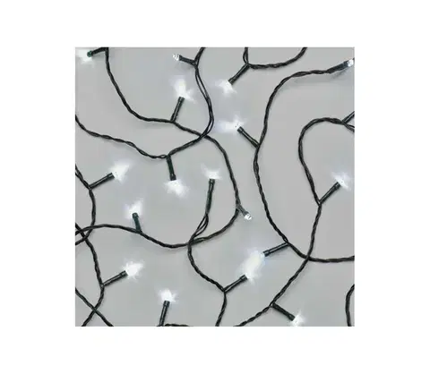 LED osvetlenie  LED  vonkajšia reťaz 40xLED/9m IP44 studená biela D4AC01