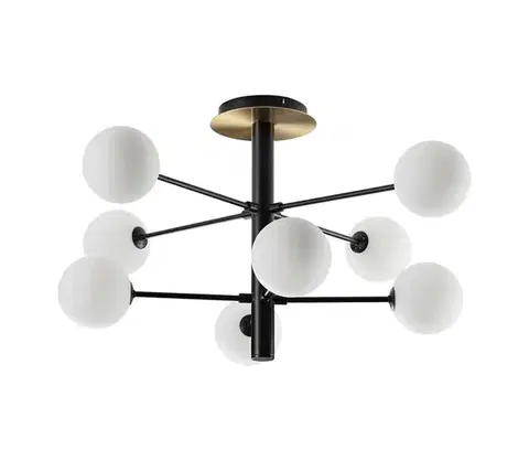 Svietidlá Ideal Lux - LED Luster na tyči COSMOPOLITAN 8xG9/3W/230V pr. 64 cm čierna 328485