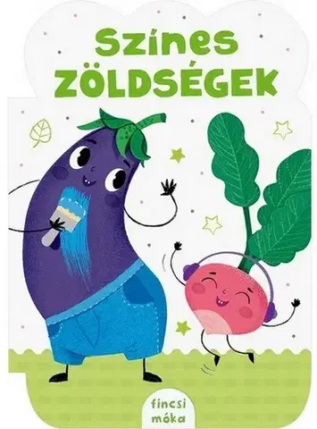 Leporelá, krabičky, puzzle knihy Színes zöldségek - Éva Emese Forró-Bathó