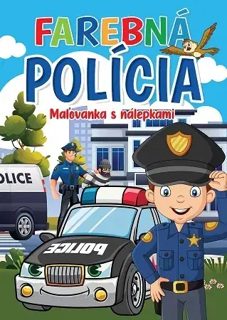 Nalepovačky, vystrihovačky, skladačky Farebná polícia