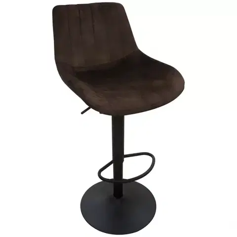 Barové stoličky Stolička WY-5193Y DARK BROWN 116-27
