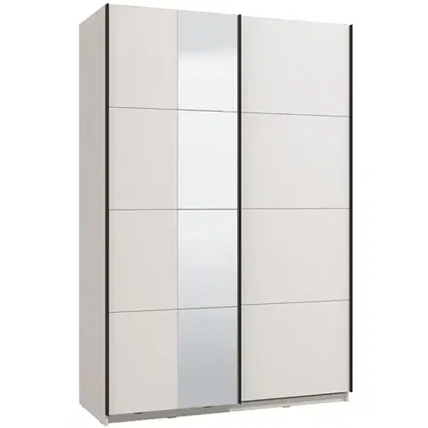Šatníkové skrine Skriňa Gard 150  biely 11013481