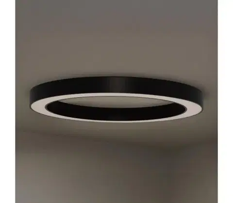Svietidlá  LED stropné svietidlo 115 W / 230 V, s prepínateľnou teplotou svetla 3000/4000/6500 K, priemer 120 cm, čierne CL7434