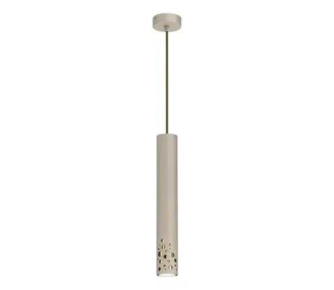 Svietidlá  Závesné svietidlo ALTRO na lanku 1xGU10/8W/230V, béžové 4200