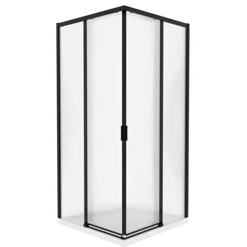 Sprchové kúty 90x90 Sprchový kút štvorcový Eter 90x90x190 black