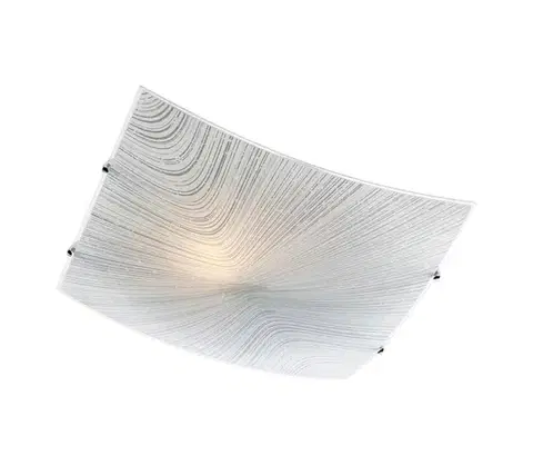 Svietidlá Redo 05-812 - Stropné svietidlo SHAKE 1xE27/42W/230V 29,5x29,5 cm biele 05-812