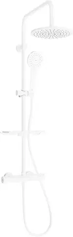 Sprchy a sprchové panely MEXEN/S - KT40 Sprchový stĺp s termostatickou batériou bielej 771504093-20