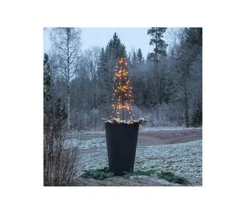 Vianočné dekorácie Eglo 411162 -LED Vonk. vianočný dekorácia 140xLED/0,066W/31V 90 cm IP44 teplá biela 411162