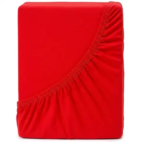 Plachty 4Home jersey prestieradlo Ideál červená, 60 x 120 cm