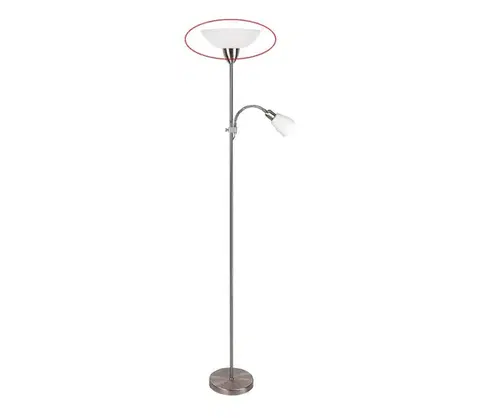 Lampy Rabalux 4067 - Náhradné tienidlo k stojacej lampe DIANA E27 veľké biela 9868