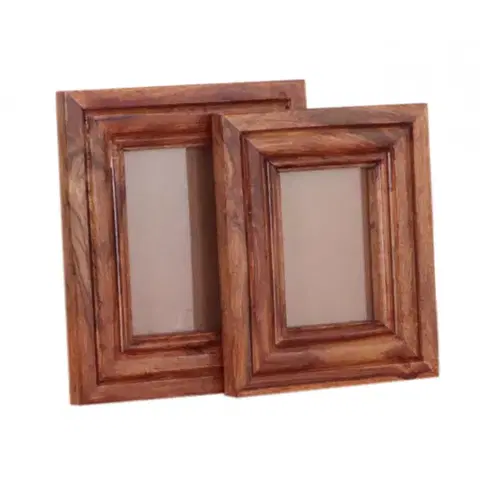Klasické fotorámčeky Fotorámčeky sada 2ks Kali indický masív palisander