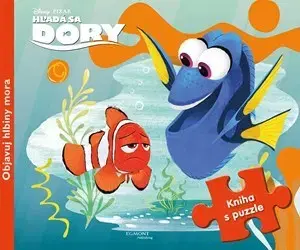 Leporelá, krabičky, puzzle knihy Hľadá sa Dory - Kniha s puzzle