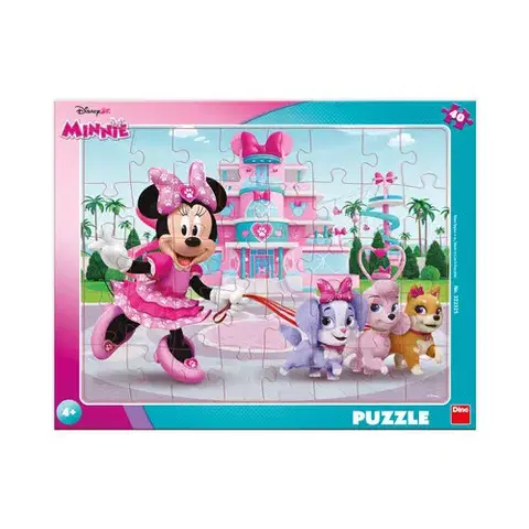 Do 49 dielikov Dino Toys MINNIE S PEJSKY 40 deskové Puzzle