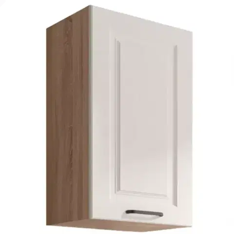 Kuchynské skrinky visiace Kuchynská skrinka Smart  31g Sonoma/Biely Mat