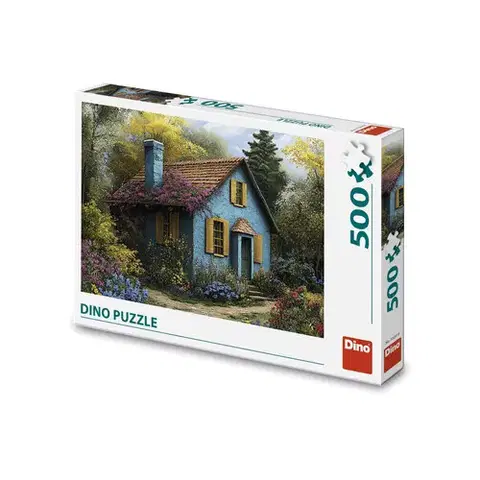 500 dielikov Puzzle Modrý domček 500 D