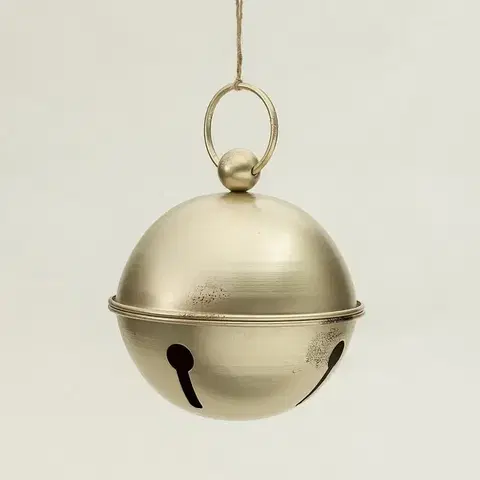 Vianočné dekorácie Závesná dekorácia Golden Bell III 18x21 cm