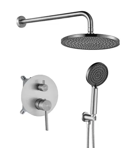 Sprchy a sprchové panely REA - Podomietková sprchová sada Foster Brush Nickel + BOX REA-P6440