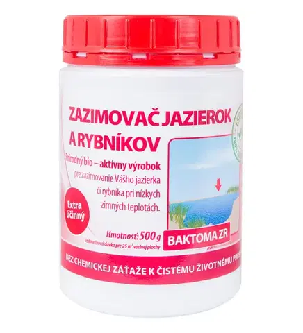 Upratovanie Zazimovač jazierka a rybníčkov - Baktoma ZR 0,5kg Baktoma ZR: 0,5 kg
