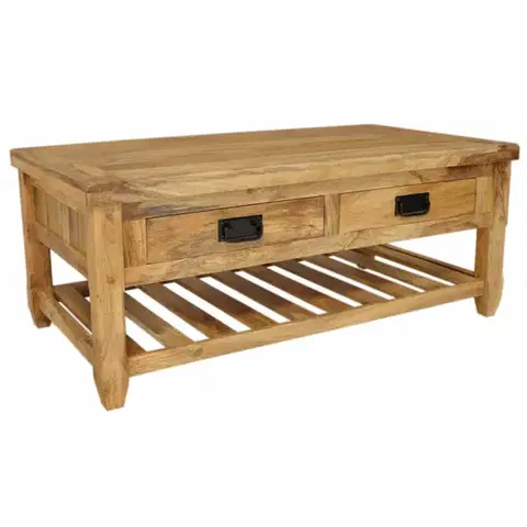 Konferenčné stolíky Konferenčný stolík Devi 110x45x60 indický masív mango