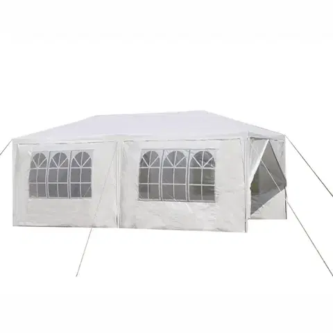 Záhradné altány KONDELA Tekno Typ 2 záhradný stan 300x600 cm biela