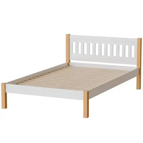 Postele pre dievčatá Posteľ Gaja 120 Biela/Prírodný Dub