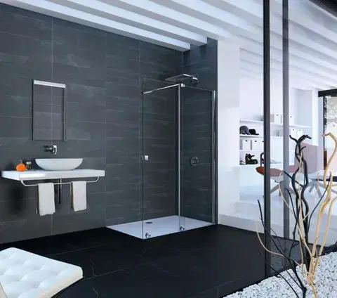 Sprchové dvere HUPPE - Sprchová zástena walk-in 110 cm Hüppe Xtensa pure XT0202.069.322 XT0202.069.322