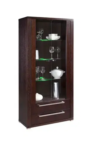 Vitríny PYKA Remi 2S vitrína drevo D16