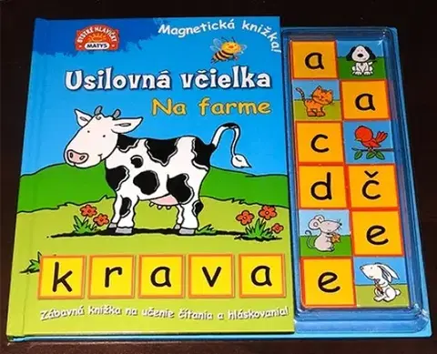 3D, magnetické, priestorové knihy Usilovná včielka - Na farme - neuvedený,Daniela Reichstädterová