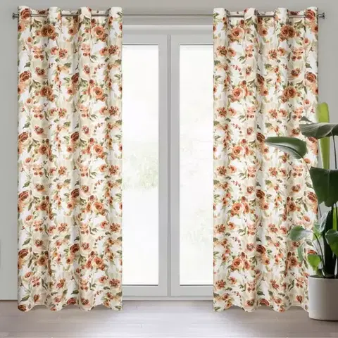 Závesy do spálne Záves MILA 140X250 na priechodkách 392695