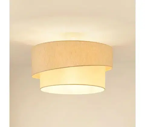 Svietidlá BRILAGI - Prisadený luster SHINE 1xE27/15W/230V pr. 50 cm krémová 609722
