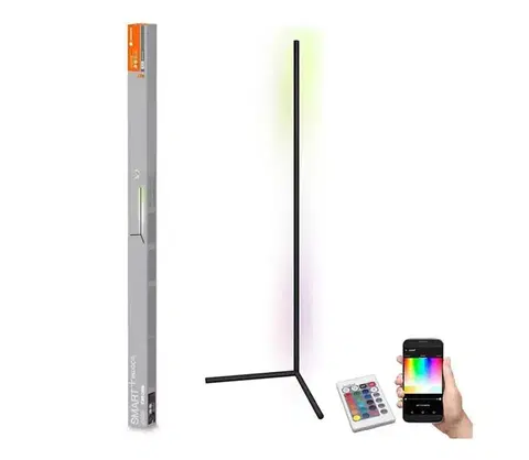 Lampy Ledvance - LED RGBW Stmievateľná stojacia lampa SMART+ CORNER LED/14W/230V Wi-Fi 4058075665880