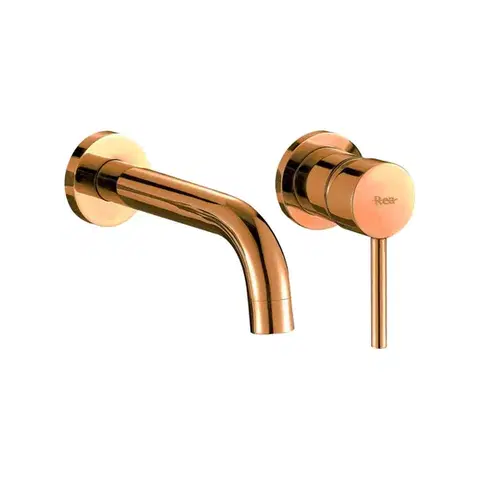 Kúpeľňové batérie REA - Podomietková umývadlová batéria LUNGO Copper + BOX REA-B7997