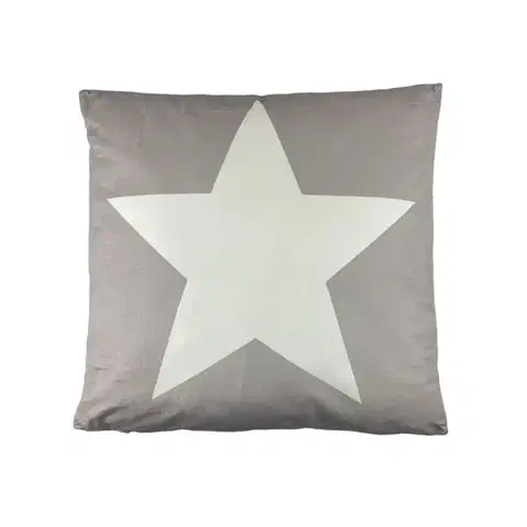 Dekoračné vankúše Vankúš Astra 04 svetlosivá/ecru 40x40 Merkury Home