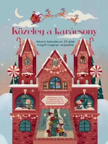 Leporelá, krabičky, puzzle knihy Közeleg a karácsony - Giada Francia