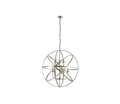 Svietidlá Searchlight 2478-8AB - Luster na reťazi ORBIT 8xE14/60W/230V mosadz 2478-8AB