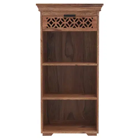 Knižnice Knižnica Mira 60x120x45 indický masív palisander