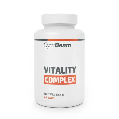 Multivitamíny GymBeam Vitality complex 60 tab. bez príchute