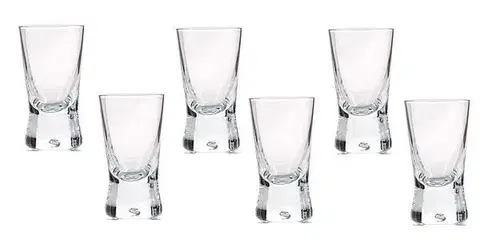Poháre Kinekus Pohár objem 25ml, štamprlík, bal. 6ks, číry