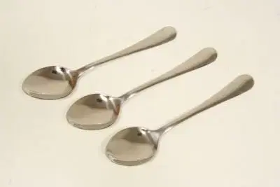 Príbory Kinekus Lyžica jedálenská, kovová, dĺžka 19,5cm, sada 3ks, KLASIK