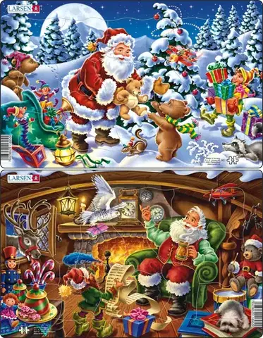 LARSEN puzzle Larsen Puzzle Puzzle Dedo Mráz a darčeky Larsen XC1-ZZ