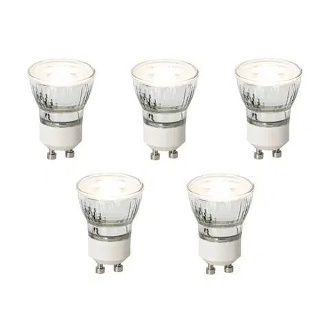 LED osvetlenie Sada 5 stmievateľných LED žiaroviek GU10 35mm 3W 220LM 3000K