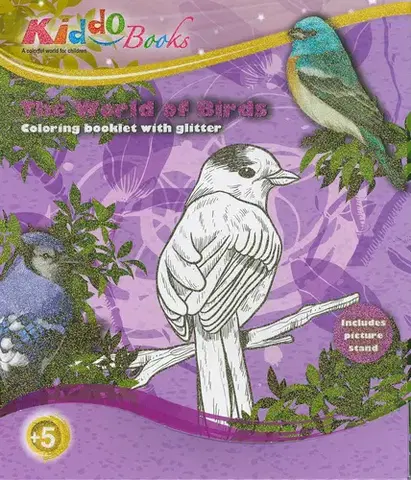 V cudzom jazyku Kiddo - The World of Birds with Glitter