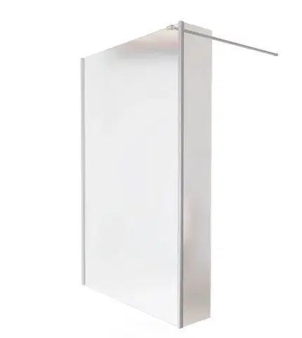 Sprchovacie kúty BESCO - Walk-in sprchovací kút AVEO - FARBA rámu - Chróm / Leštený hliník (ALU), Pevná stena - 30 cm, Rozmer A - 130 cm, Rozmer C - 195 cm, Výplň - Číre bezpečnostné sklo - 8 mm BCAVEO130+BCAVEO30