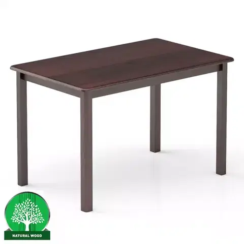 Borovicové stoly Stôl borovica ST104-120x75x75 orech