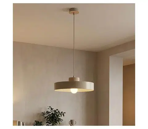 Svietidlá EMIBIG Závesný luster na lane KIVI 1xE27/15W/230V béžový 1668/1L