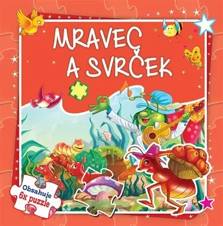 Leporelá, krabičky, puzzle knihy Mravec a svrček